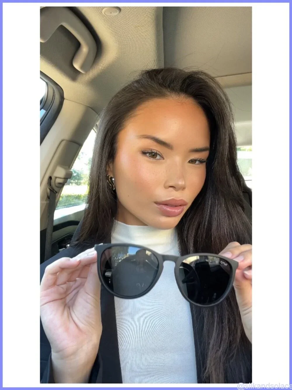 Polarized Round Sunglasses UV400 Shatter-Resistant Polycarbonate Frames